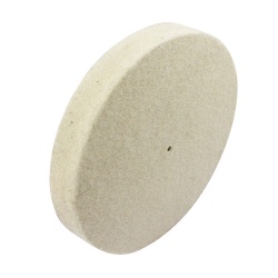 Wool felt polishing wheel